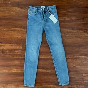 Zara Skinny Vintage Blue Jeans-Size US 10